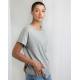 T-shirt en coton bio pour femme 150 g - The Boyfriend