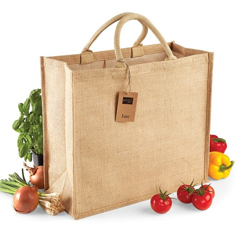 Sac de courses en toile de jute