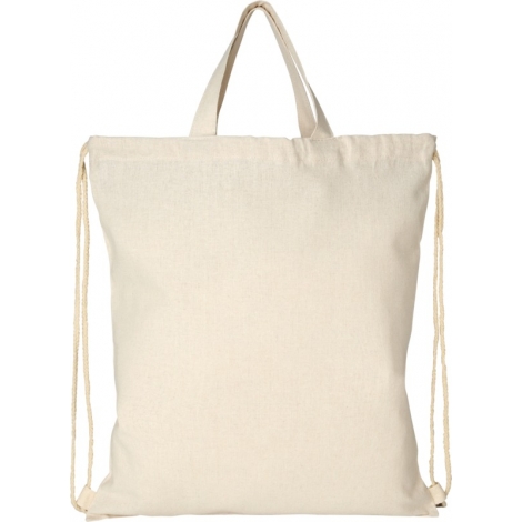 Sac personnalisé en coton recyclé 210 g avec cordon - Pheebs