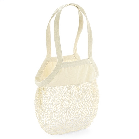 Sac filet publicitaire en coton biologique