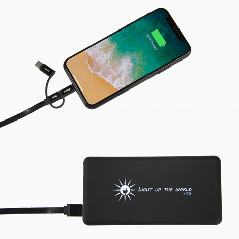 Chargeur solaire promotionnel 5000 et 8000 mAh