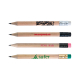 Crayon publicitaire rond vernis incolore - Eco 8,7 cm