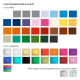 Kit publicitaire marque-page et crayon Pantone - 17,6 cm