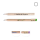 Crayon de bois promotionnel rond sans vernis - Eco 8,7 cm