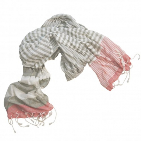 Foulard promotionnel à franges - WIND