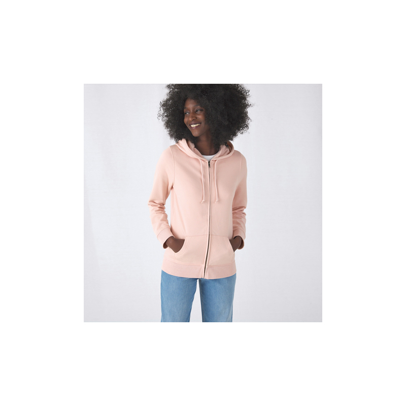 Sweat femme zippé sans capuche best sale