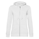 Sweat personnalisé bio zippé à capuche Femme 280 gr