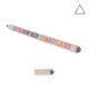 Crayon personnalisé triangulaire sans vernis - 17,6 cm