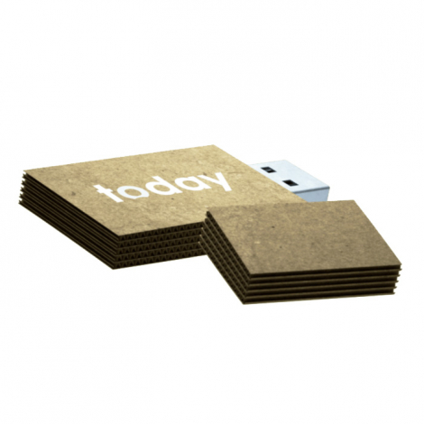 Clé USB en carton publicitaire - Cardbord