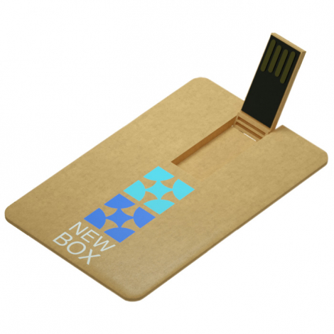 Clé USB en plastique recyclé publicitaire - Color Card ECO