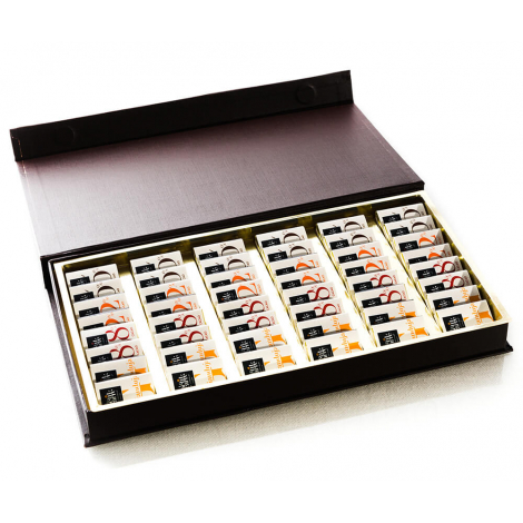 Coffret carrés de chocolat personnalisé Tentation