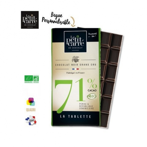 Tablette de chocolat publicitaire -90 gr