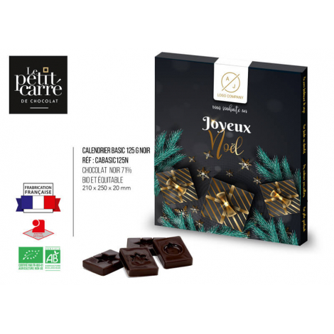 Calendrier de l'Avent personnalisable Chocolat français