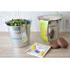 Kit de plantation personnalisable pot en zinc