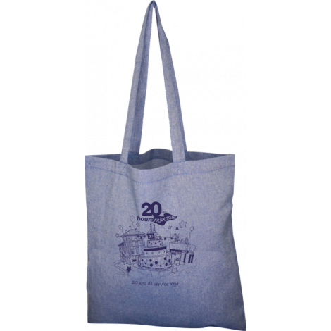 Sac shopping en coton recyclé personnalisable 150 gr - Nazik