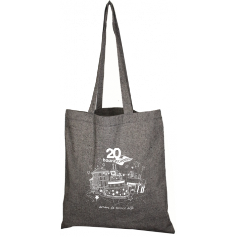 Sac shopping en coton recyclé personnalisable 150 gr - Nazik