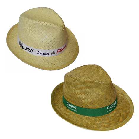 Chapeau de paille publicitaire - TIROLES Chapeau de paille publicitaire - TIROLES