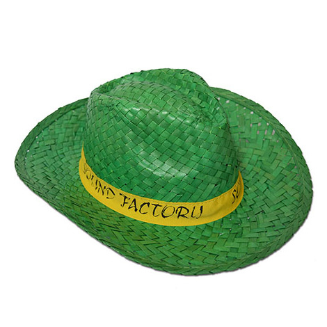 Chapeau de paille publicitaire - BASSIC COLORES