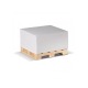 Cube de papier sur palette personnalisable -10 x 10 cm