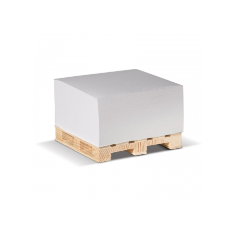 Cube de papier sur palette personnalisable -10 x 10 cm