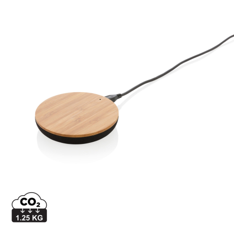 Chargeur publicitaire par induction 5 W - Bamboo X