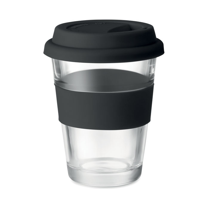 Gobelet en verre personnalisé 350 ml - Astoglass Noir