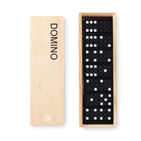 Boîte de Domino en bois personnalisée