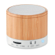 Mini enceinte bambou publicitaire 3W - Round Bamboo