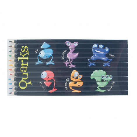 Set de 6 crayons de couleur quadri - 17,6 cm