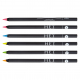 Crayon bois Fluo prestige black - 8,7 cm ou 17,6 cm 