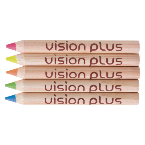 Crayon fluo personnalisable prestige naturel 8.7 cm