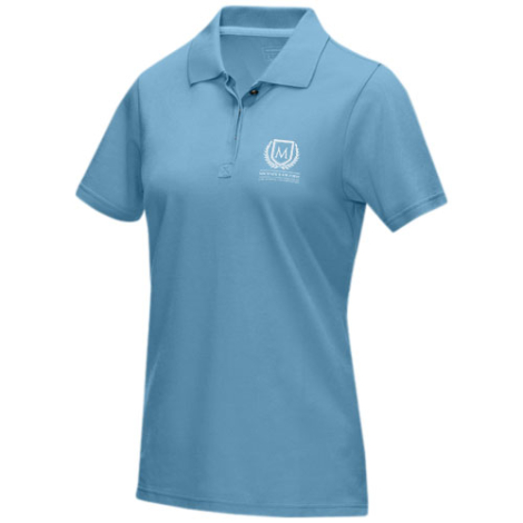 Polo femme bio GOTS publicitaire Graphite
