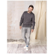 Sweat homme publicitaire recyclé et GOTS 280g - Jasper