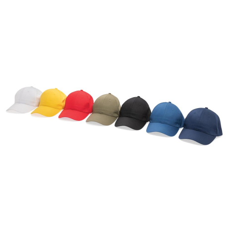 Casquette 6 pans coton recyclé 190 g personnalisée Impact