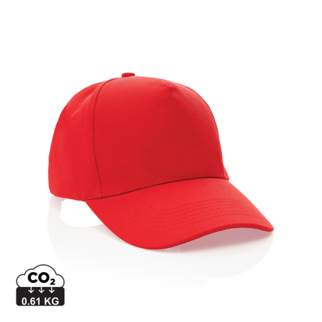 Casquette à personnaliser coton recyclé Impact AWARE™ 5 pans