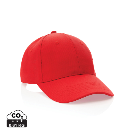 Casquette personnalisable coton recyclé Impact AWARE™ 6 pans