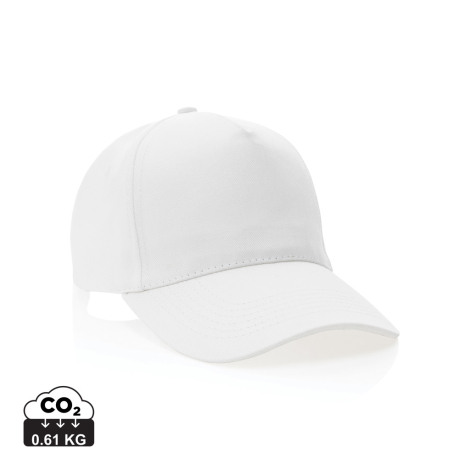 Casquette coton recyclé 280 g personnalisée 5 pans Impact