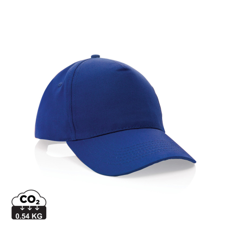 Casquette publicitaire coton recyclé Impact AWARE™ 5 pans