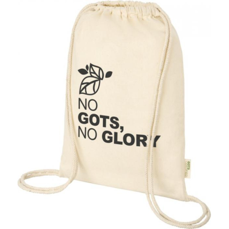 Gym bag en coton bio publicitaire 100 gr Orissa