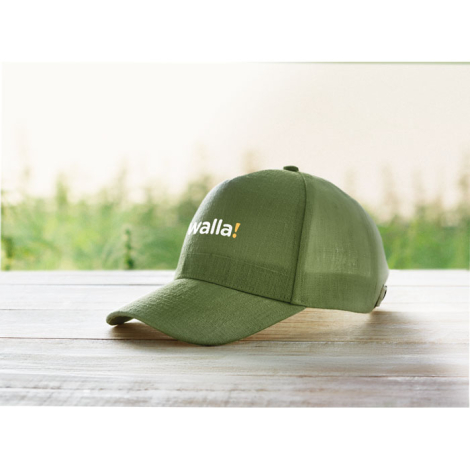 Casquette personnalisable en chanvre naturel Naima