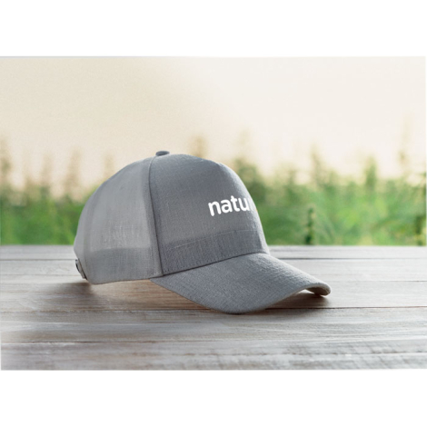Casquette personnalisable en chanvre naturel Naima