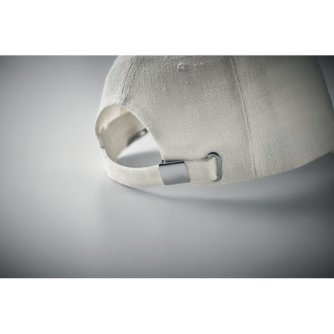 Casquette personnalisable en chanvre naturel Naima