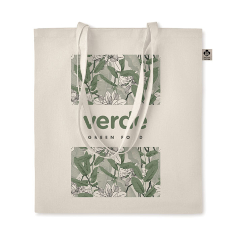 Sac shopping coton bio publicitaire 140 gr ZIMDE