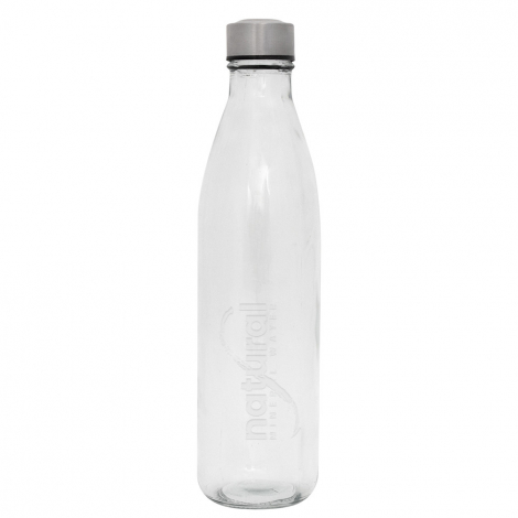 Bouteille promotionnelle en verre 1L - H20