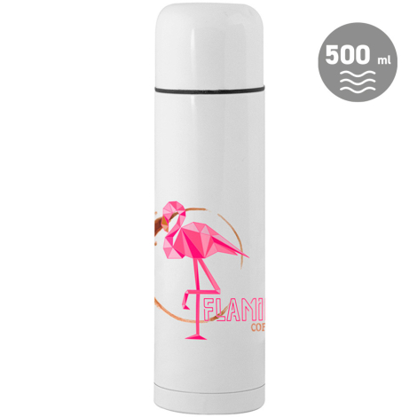 Bouteille isotherme personnalisable 500 ml - Moka Bouteille isotherme personnalisable 500 ml - Moka