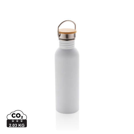 Bouteille publicitaire couvercle en bambou 700 ml