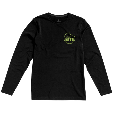 T-shirt bio personnalisé manches longues homme PONOKA