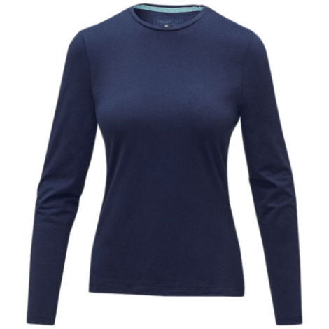 T-shirt bio personnalisé manches longues femme Ponoka
