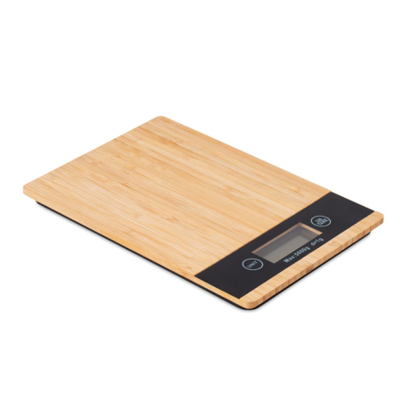 Balance de cuisine en bambou personnalisable PRECISE