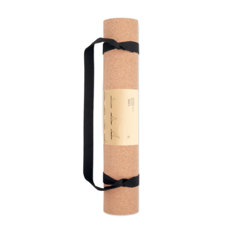 Tapis de yoga personnalisable en liège naturel Savasana